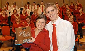 Haileybury Chamber Choir won the senior title at the Songs of Praise School Choirs Contest