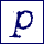 Letter P.