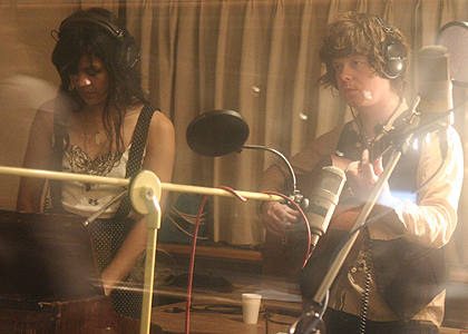Natasha and Fionn work through the vocal