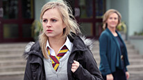 Bex (Tina O'Brien) confronts Karen (Amanda Burton) with the truth about her disappearance