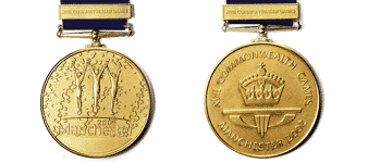 Gold medal front and reverse