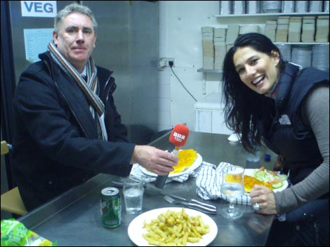 Ali and Diane with the Parmo