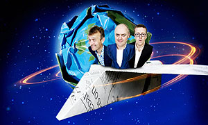 Mock The Week: Hugh Dennis, Dara O'Briain & Frankie Boyle (image: BBC/Angst Productions)