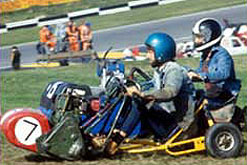 Lawnmower racing at Brands Hatch