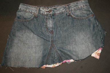 Denim skirt