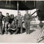 Our ‘Major’ gang 1943-44. Smudge, Jimmy, Rew, Camp, Pete  Ana. ‘Bombay’ 240x 5.6. March 1943