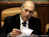 Thủ tướng Israel, ông Ehud Olmert