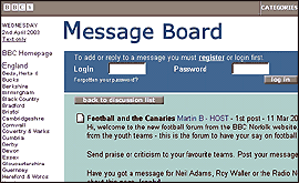 pic: message board.