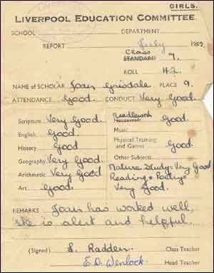 school report