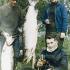 The main actors in the dramatic capture of Clare de Burgh’s 53lb fish from the Alten