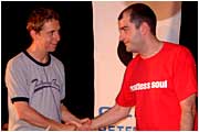 Gilles with Phil Asher