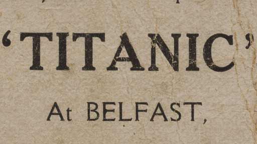 Video - Gerry Anderson explores a shipworker's ticket to the launch of the Titanic Video - Gerry Anderson explores a shipworker's ticket to the launch of the Titanic