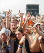 Crowd at a festival