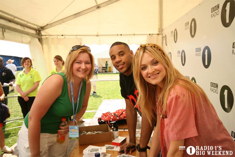 Signing sessions with Fearne and Reggie