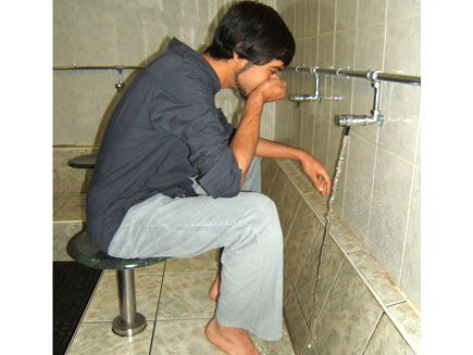 Washing the nose