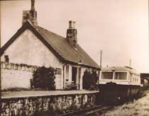 Railcar at Clady Station