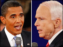 Hai ông Obama và McCain