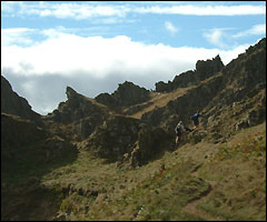 A stretch of the coast path