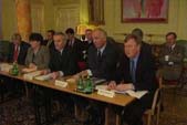 Image of the Taoiseach Bertie Ahern representing the Irish government at the first session of the British-Irish Council
