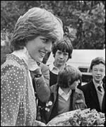 Diana in Tetbury, 1981