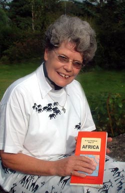 Maud Kells from Cookstown, trained as a nurse in Belfast's Royal Victoria Hospital. Since her first trip, by boat, in 1968 she has made 16 visits to Congo where she still carries out missionary nursing work