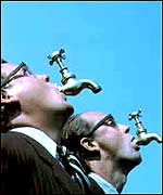 Characters with taps in their mouths