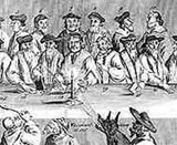 Image of protestant reformers at a table