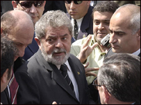 O presidente Lula