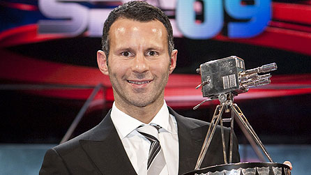 Ryan Giggs and the BBC Sports Personality Of The Year trophy