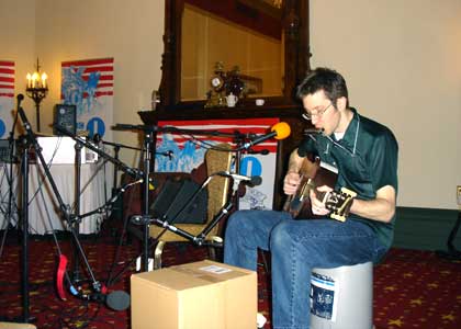 Jawbone recording his session