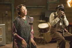 Mable John with Danny Glover from film HoneyDripper