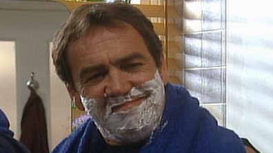 Ben shaving