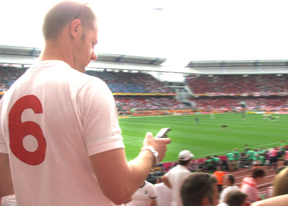 Day 8 - Team Moyles goes to the game