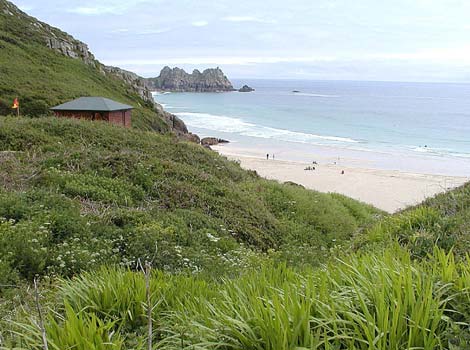 Porthcurno Beach