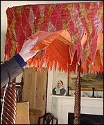 Four poster bed canopy at Seaton Hall