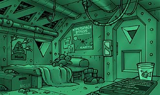 Captain's Quarters on a Vogon Ship