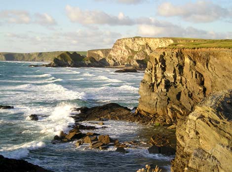 The coast near Newquay