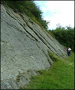 420 million year old seasbed!