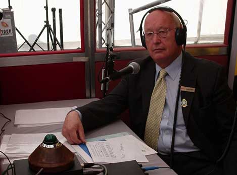 Michael Badger in the studio