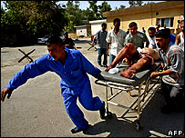 Ferido é levado a hospital em Kirkuk