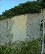 Ripple bed outcrop