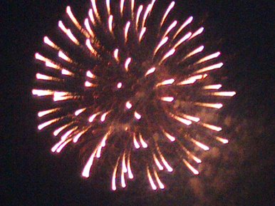 Night firework