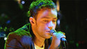 Blur's Damon Albarn, whose band closed the festival on Sunday night