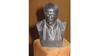 Bust of Lenin in Gun Metal