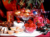 Traditional Christmas fare