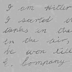 Message from R.Haynes, one of the regiment boys before he went to war. Message from R.Haynes, one of the regiment boys before he went to war.