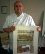 Adrian is proud of his press coverage!
