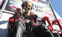 Jo on the ride