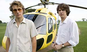 The Line of Beauty: Oliver Coleman as Toby Fedden and Dan Stevens as Nick Guest