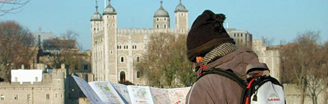 A man with a map